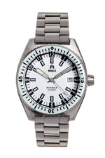 Shield Nitrox Bracelet Watch w/Date - White - SLDSH114-6