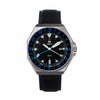 Shield Marco Leather-Band Watch w/Date - Black/Blue - SLDSH116-13