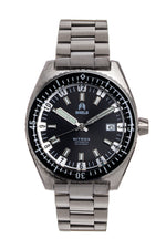 Shield Nitrox Bracelet Watch w/Date - Black - SLDSH114-1