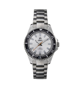 Shield Abyss Bracelet Watch - Silver/Black - SLDSH111-1