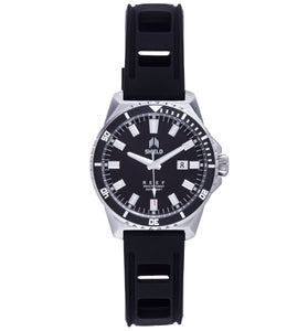 Shield Reef Strap Watch w/Date - Black - SLDSH119-1