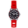 Shield Reef Strap Watch w/Date - Red - SLDSH119-2