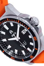 Shield Reef Strap Watch w/Date - Orange - SLDSH119-3