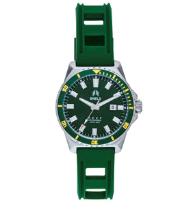 Shield Reef Strap Watch w/Date - Green - SLDSH119-4