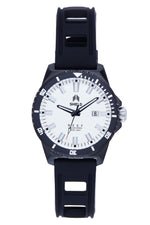 Shield Reef Strap Watch w/Date - Black/White - SLDSH119-7