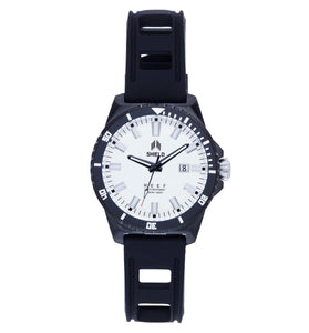 Shield Reef Strap Watch w/Date - Black/White - SLDSH119-7